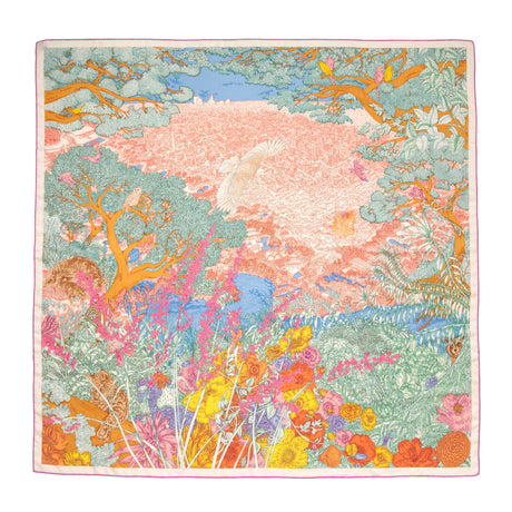 Hermes Cashmere Silk Retour A La Nature Shawl 140 Accessories Hermes
