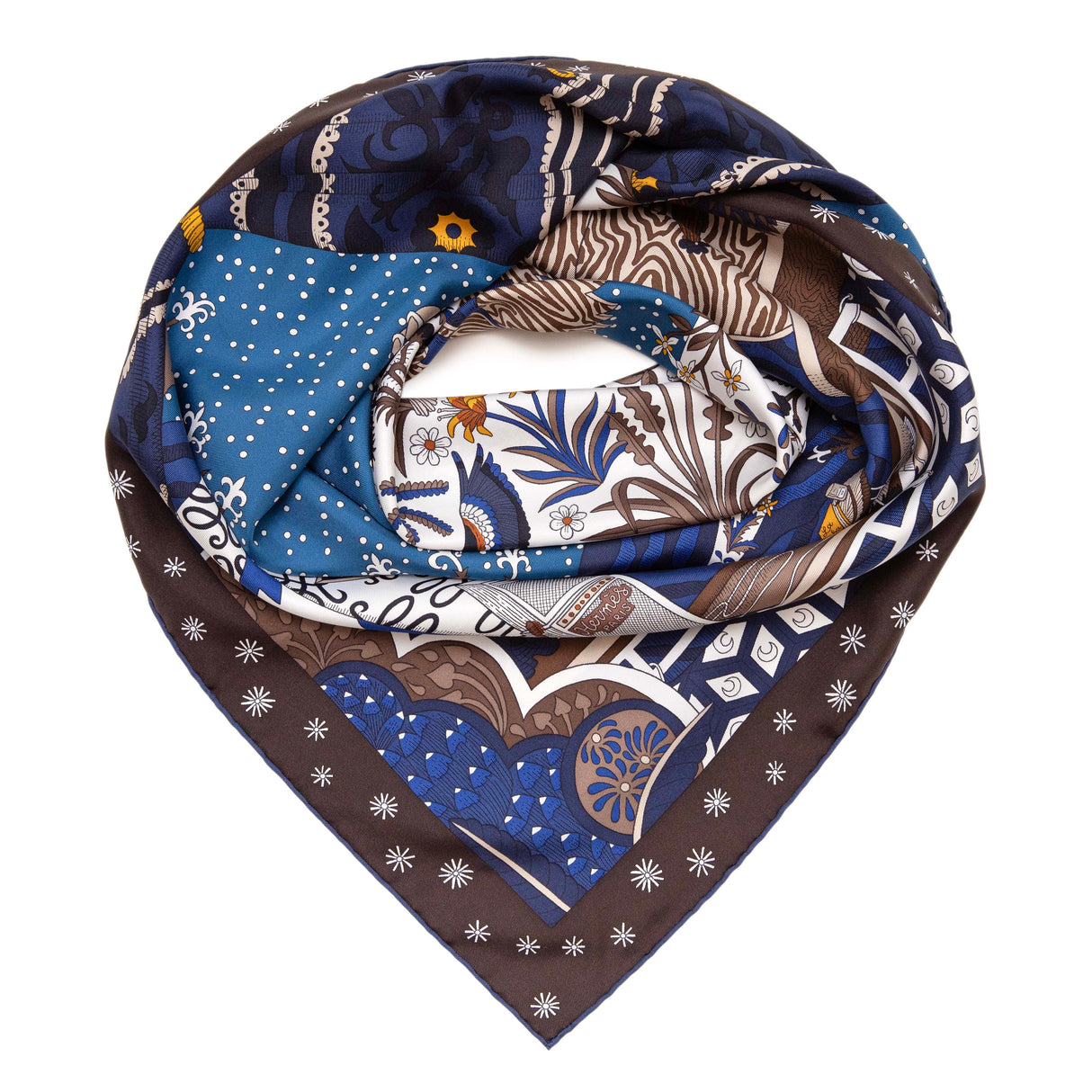Hermes Silk Le Premier Chant Scarf 90