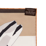 Hermes Silk Camails a Carreaux Scarf 90 Accessories Hermes