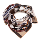 Hermes Silk Camails a Carreaux Scarf 90 Accessories Hermes