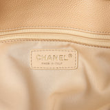 Chanel Beige Quilted Caviar Grand Shopping Tote GST