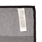 Burberry Black Grey Check Merino Wool Cape Accessories Burberry