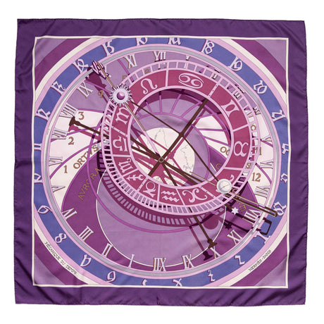 Hermes Silk Mecanique du Temps Scarf 90 Accessories Hermes