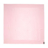 Louis Vuitton Pink Silk Monogram Square Scarf