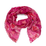 Louis Vuitton Rose Indien Silk Cotton Ikat Scarf