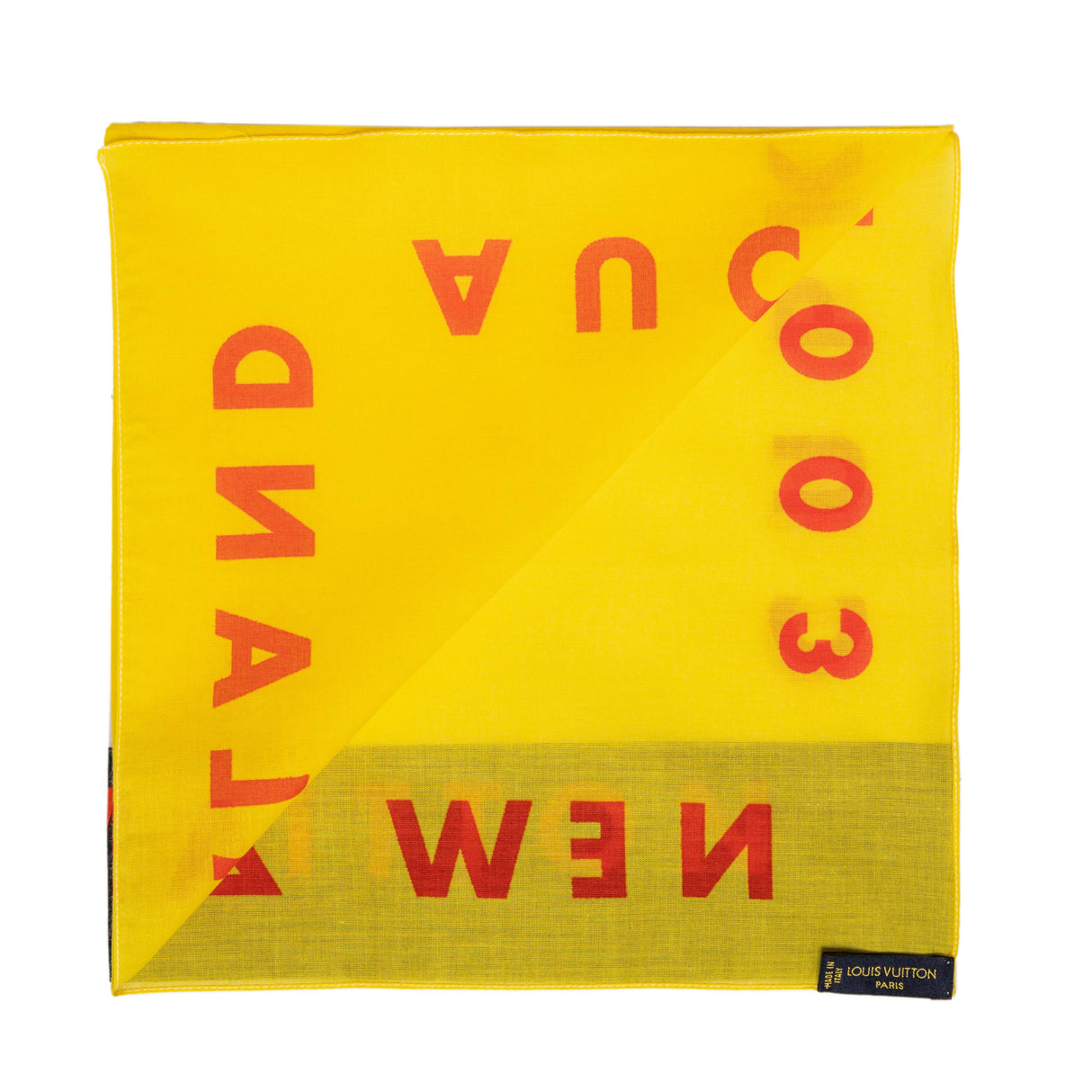 Louis Vuitton Cotton New Zealand Cup Bandana