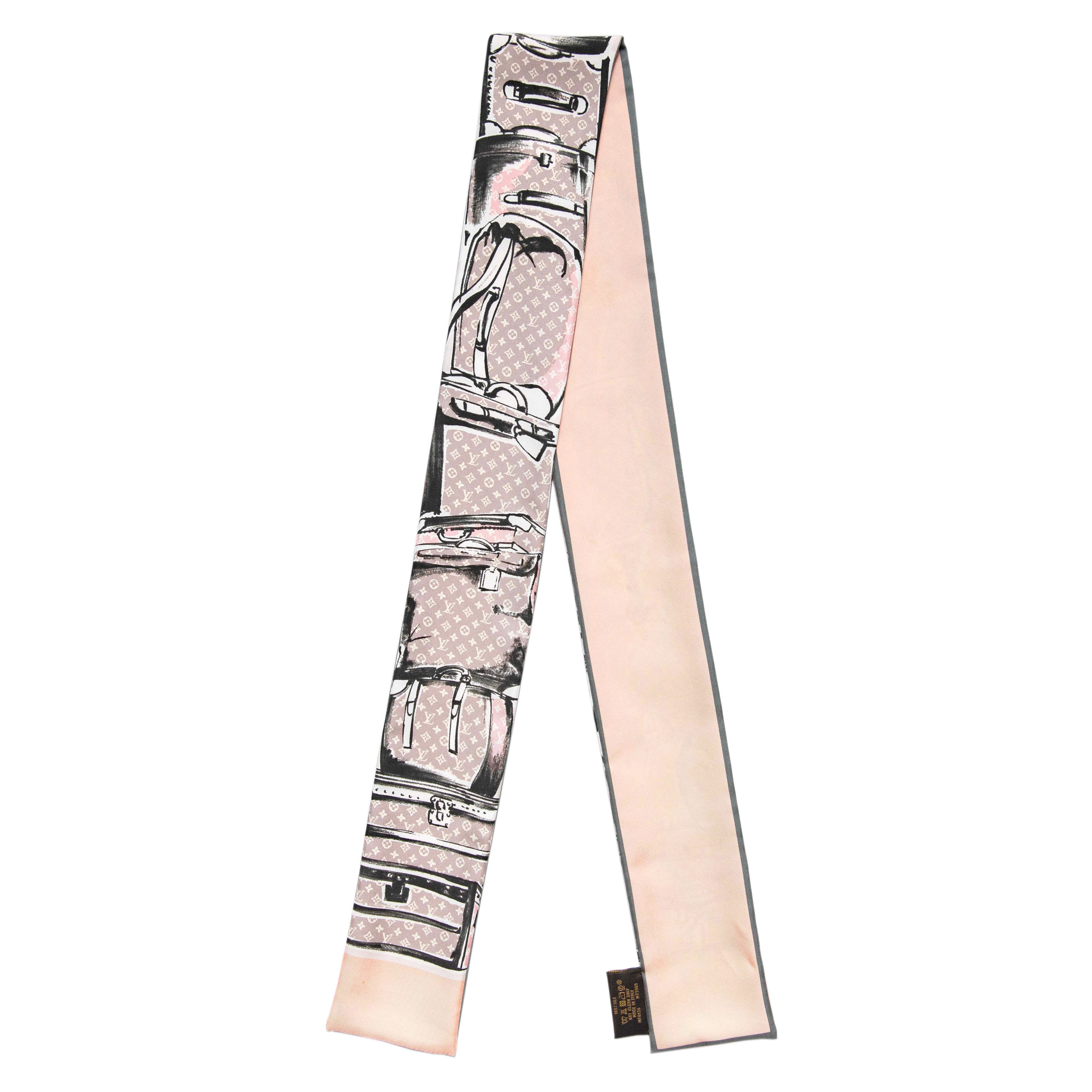 Louis Vuitton Rose Poudre Silk Monogram Trunks Bandeau – Modaselle