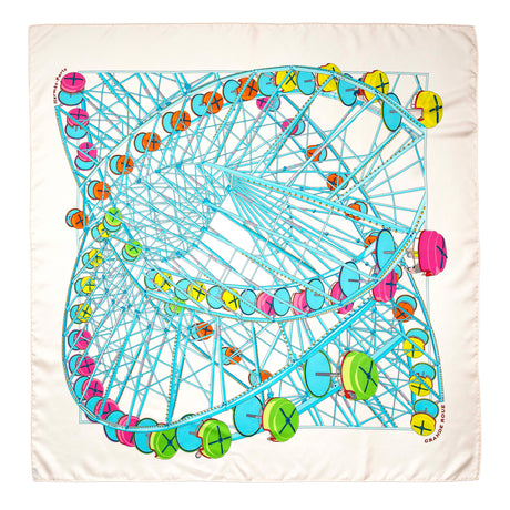 Hermes Silk Grande Roue Scarf 90 Accessories Hermes