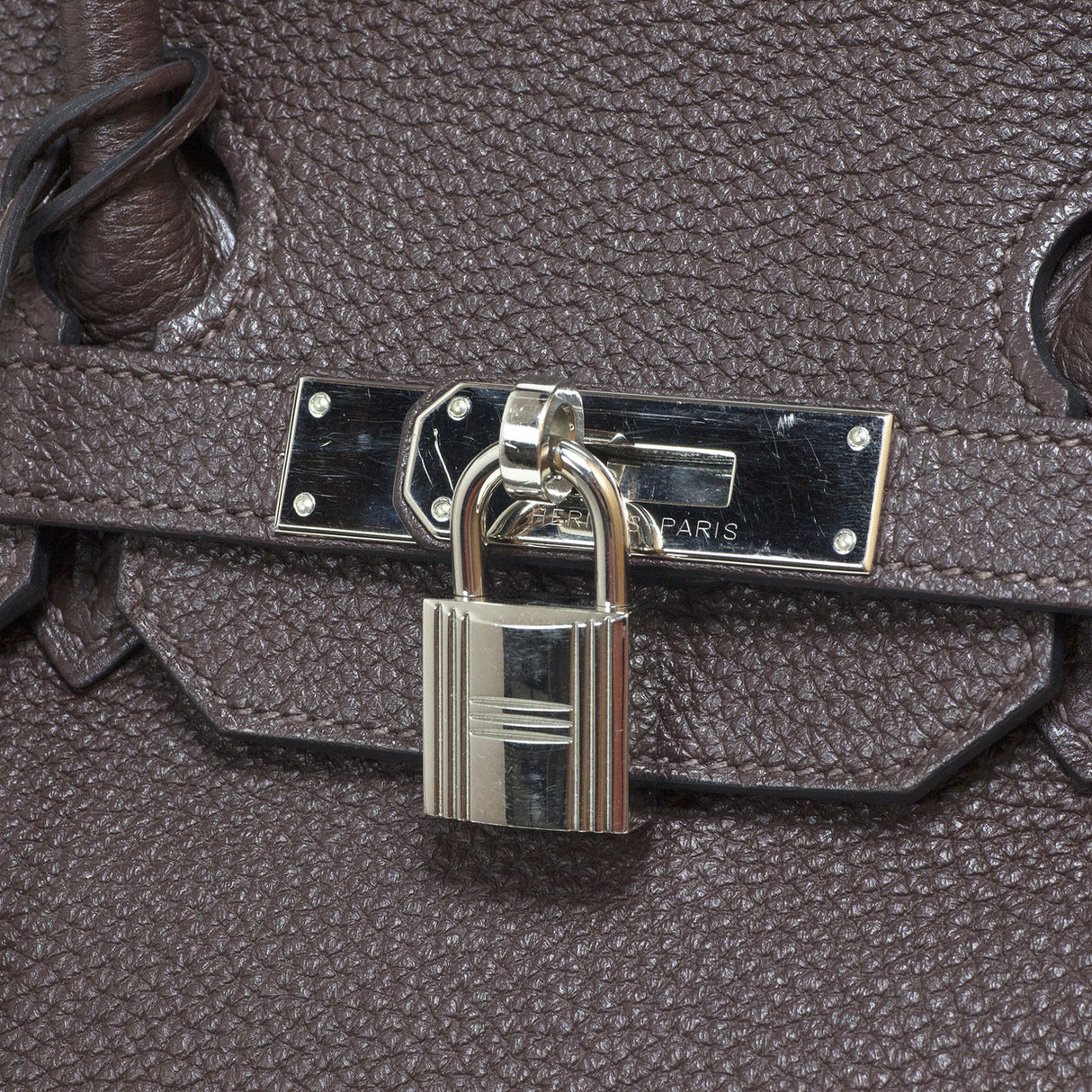 Hermes Chocolate Togo Birkin 35