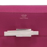 Hermes Magnolia Chevre Mysore Cinhetic Mini Wallet