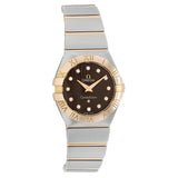 Omega Stainless Steel 18K Rose Gold Constellation 123.20.27.60.63.001