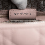 Christian Dior Pink Lambskin Cannage Large Lady Dior Christian Dior