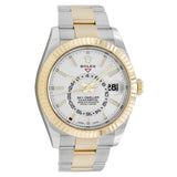 Rolex 18K Yellow Gold Stainless Steel Sky-Dweller 326933