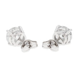 14K White Gold 2.40 Carat Diamond Stud Earrings Fine Jewellery Modaselle