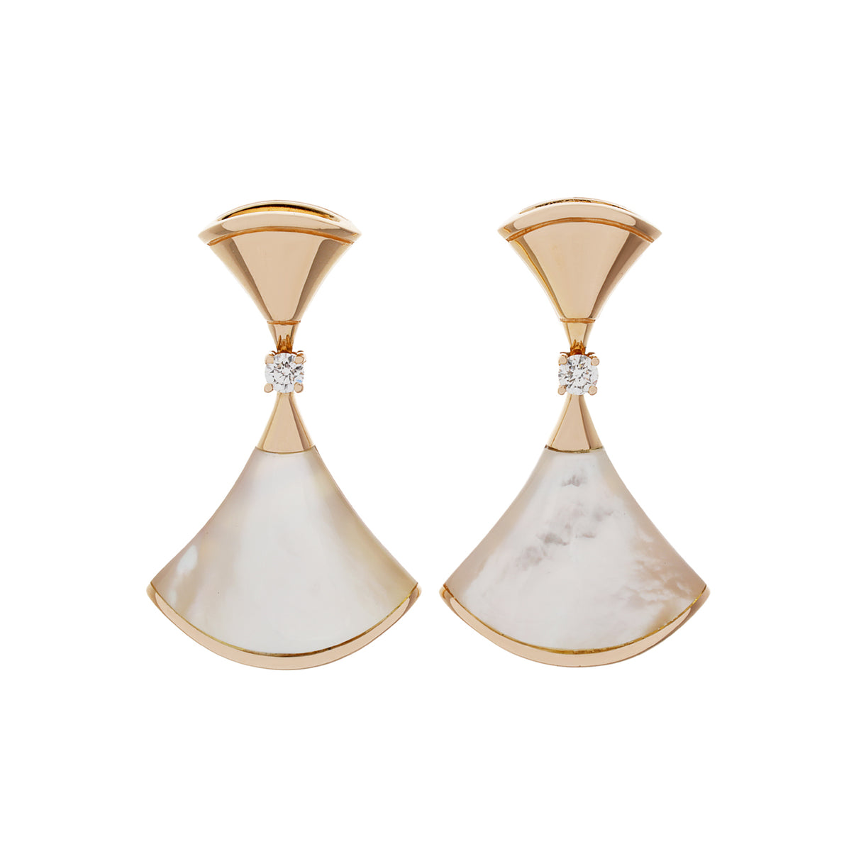 Bulgari 18K Rose Gold Divas’ Dream Earrings Designer Jewellery Bulgari