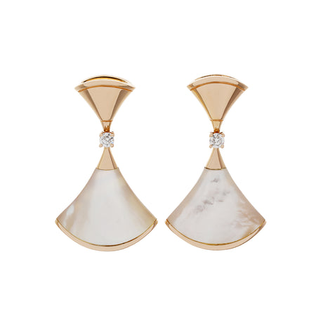 Bulgari 18K Rose Gold Divas’ Dream Earrings Designer Jewellery Bulgari