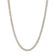 10K Yellow Gold Monaco Diamond Cut Curb Link Chain Fine Jewellery Modaselle