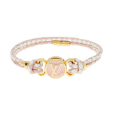 Louis Vuitton Braided Calfskin Clic It Fun and Sun Bracelet Designer Jewellery Louis Vuitton