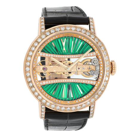 Corum 18K Rose Gold Diamond Golden Bridge B113/0392 Watches Corum