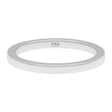 18K White Gold Band Ring Fine Jewellery Modaselle