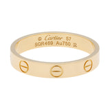 Cartier 18K Yellow Gold Love Wedding Band Designer Jewellery Cartier