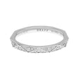 Laurence Graff 18K White Gold Signature Faceted Pave Diamond Wedding Band Fine Jewellery Modaselle