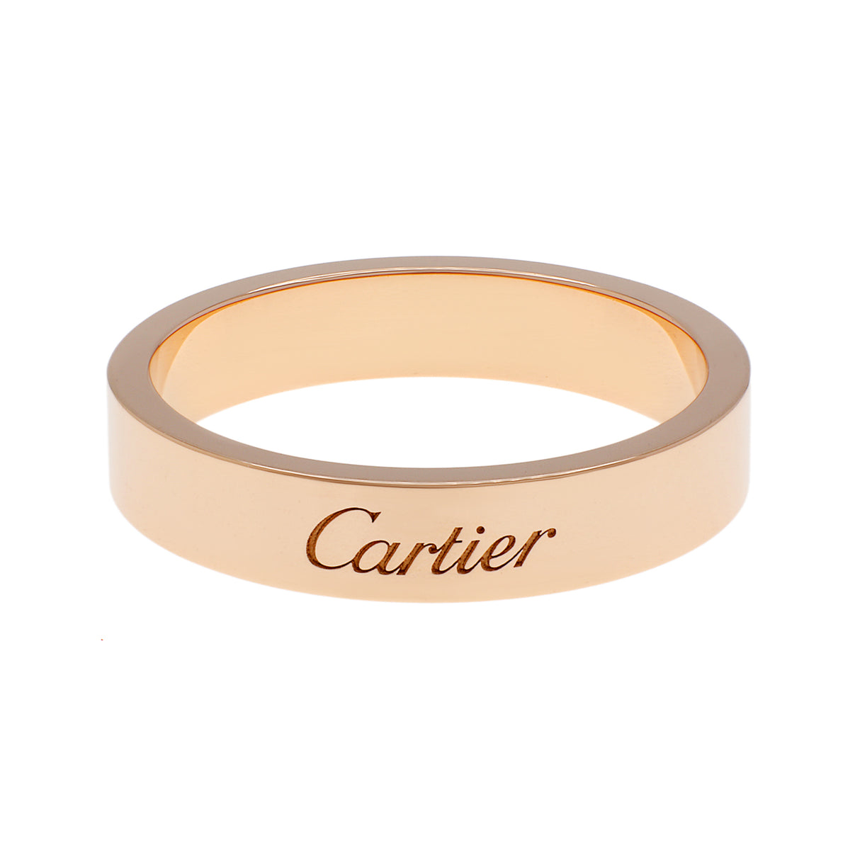 Cartier 18K Rose Gold C de Cartier 4mm Wedding Band Designer Jewellery Cartier