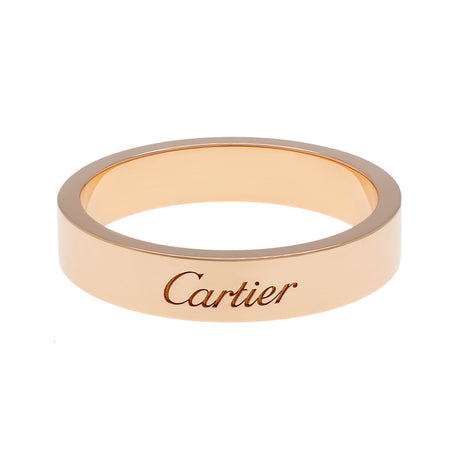 Cartier 18K Rose Gold C de Cartier 4mm Wedding Band Designer Jewellery Cartier