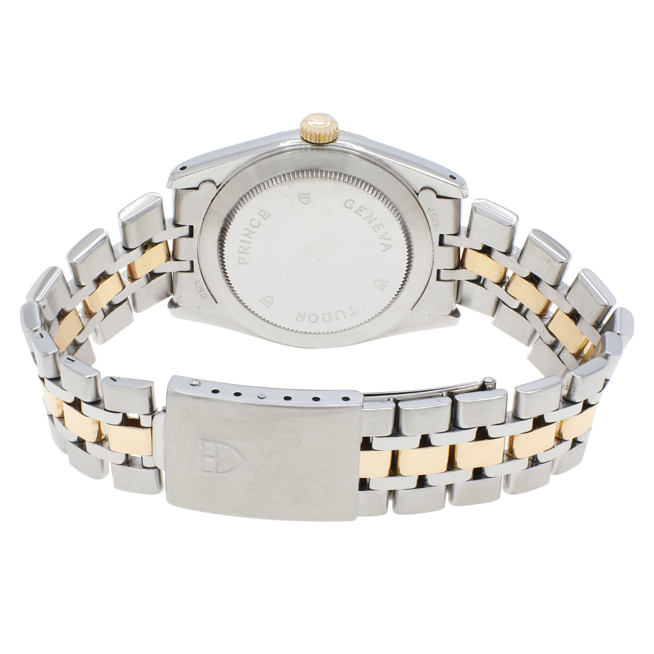 Tudor 18K Yellow Gold Stainless Steel Prince Date 74033 – Modaselle