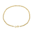 18K Yellow Gold Diamond Cut Bread Bracelet Fine Jewellery Modaselle