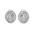14K White Gold 1.18 Carat Diamond Spiral Earrings Fine Jewellery Modaselle