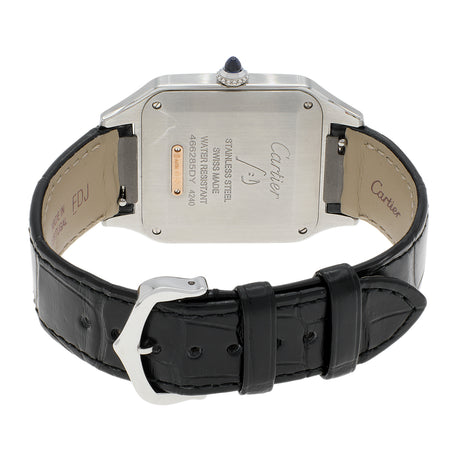 Cartier Stainless Steel 18K Rose Gold Santos Dumont Quartz W2SA0011