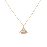 Bulgari 18K Rose Gold Mother of Pearl Diamond Divas’ Dream Necklace Designer Jewellery Chanel