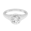 18K White Gold 1.17 Carat Diamond Illusion Solitaire Ring Fine Jewellery Modaselle