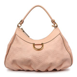 Gucci Pink Guccissima Large D Ring Hobo