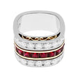 19K Montecristo 1.68 Carat Ruby Diamond Band Ring Fine Jewellery Modaselle