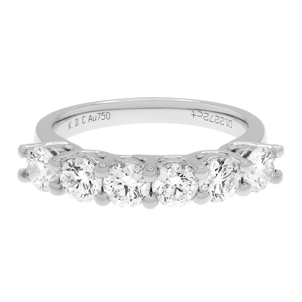 18K White Gold 1.22 Carat Diamond Ring