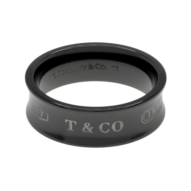Tiffany & Co. Titanium 1837 Ring Designer Jewellery Tiffany and Co