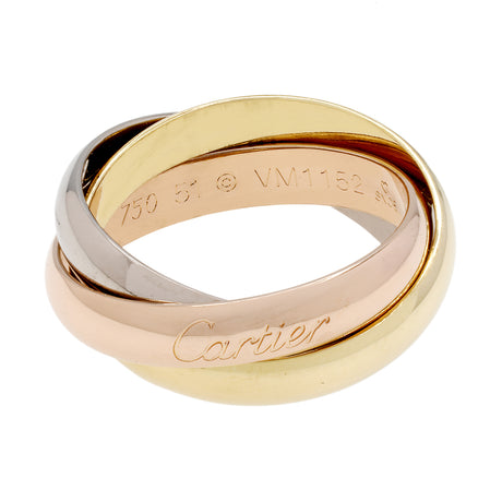 Cartier 18K Vintage Trinity Ring Designer Jewellery Cartier