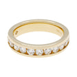 14K Yellow Gold 1.00 Carat Diamond Channel Set Ring Fine Jewellery Modaselle