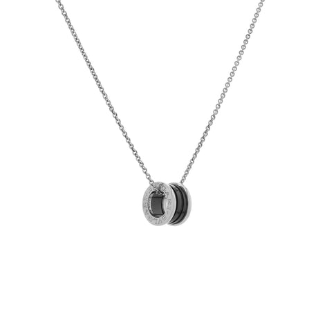 Bulgari Sterling Silver Ceramic Save The Children Pendant Necklace