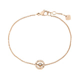 Chanel 18K Beige Gold Diamond Coco Bracelet Designer Jewellery Chanel