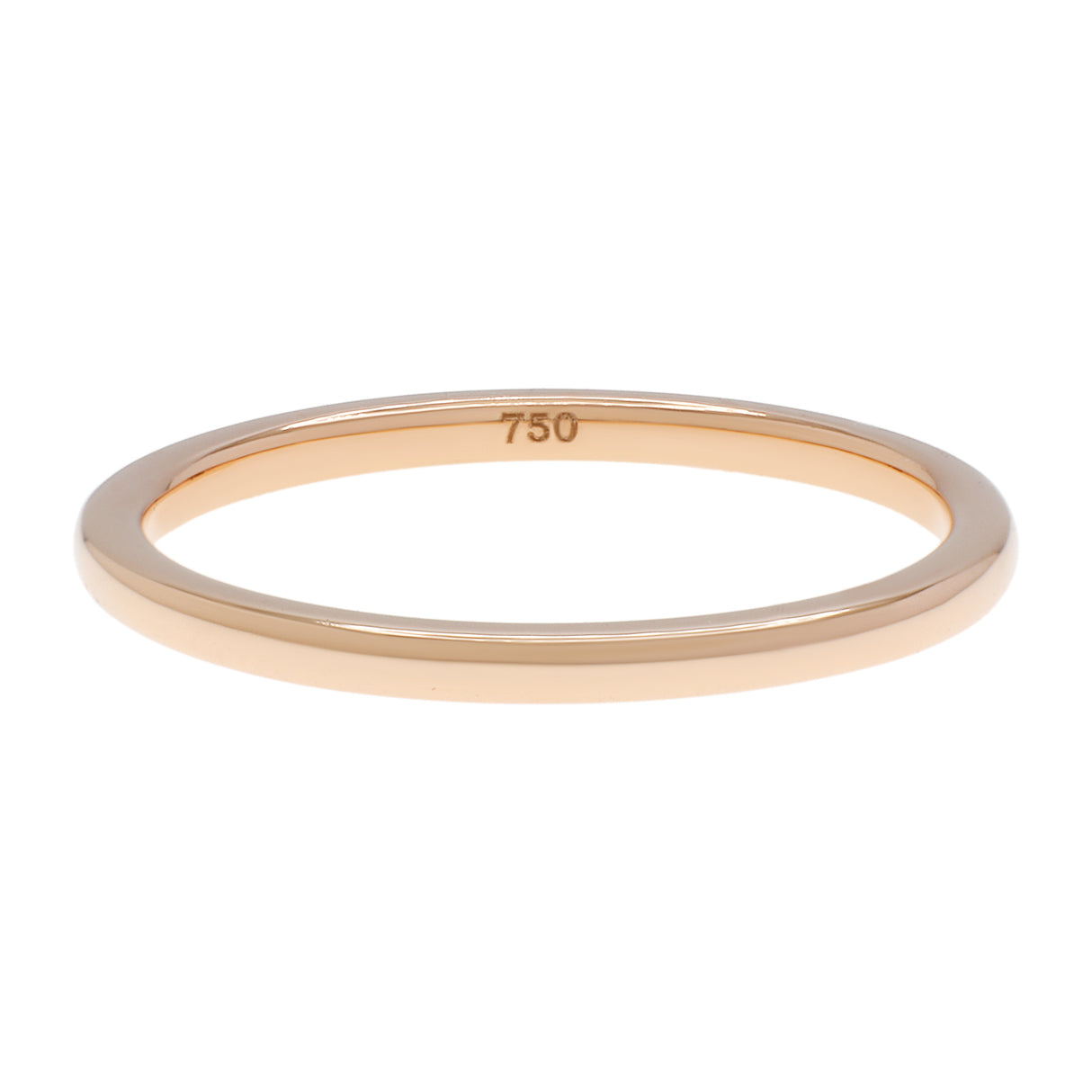 18K Rose Gold Band Ring