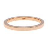 18K Rose Gold Band Ring