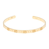 Gucci 18K Yellow Gold Icon Bracelet Designer Jewellery Gucci