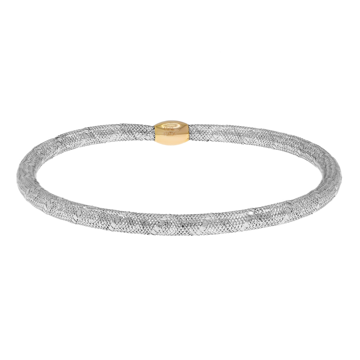 14K White Gold Flex Bracelet