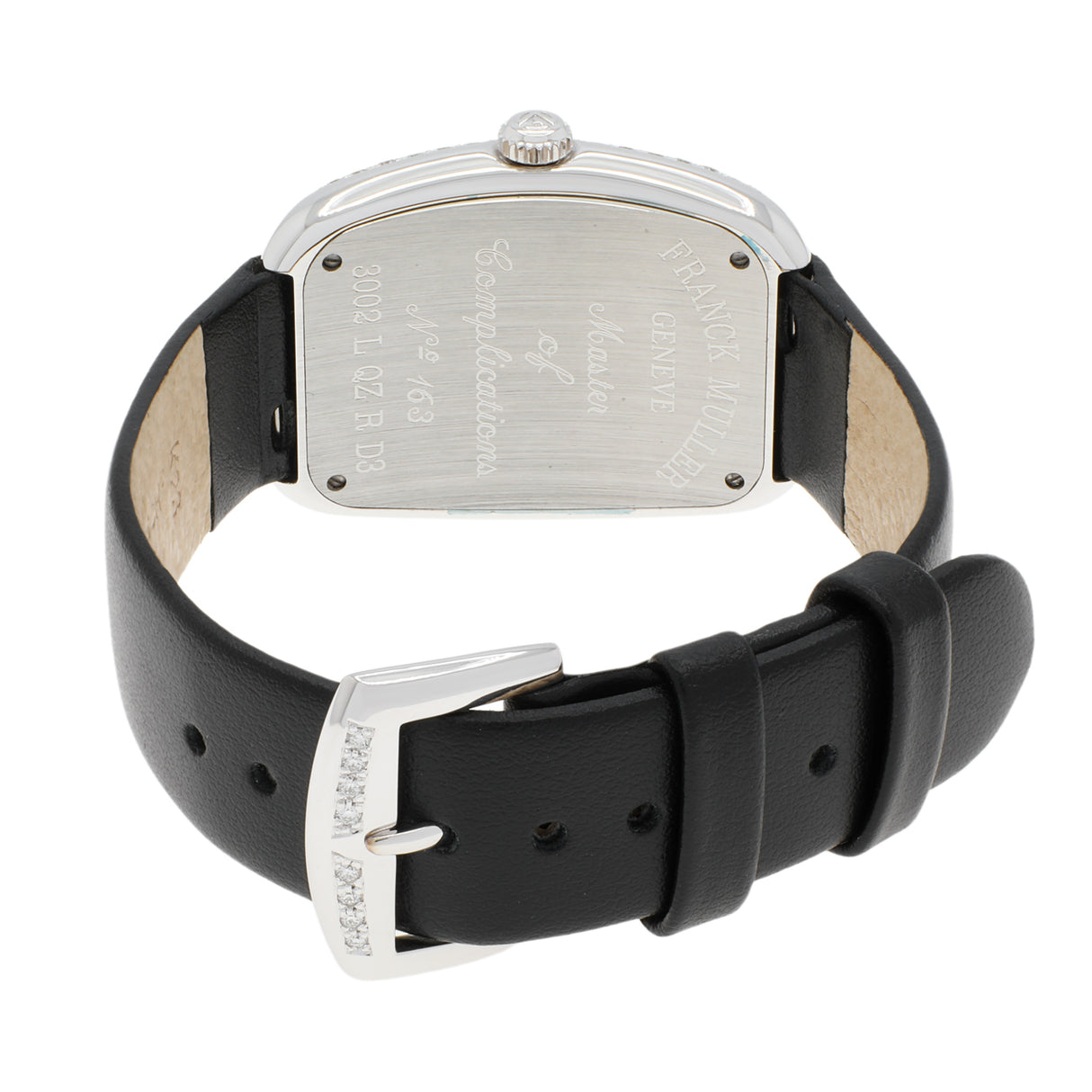 Franck Muller Stainless Steel Diamond Galet 3002 L QZ R D3 Watches Franck Muller