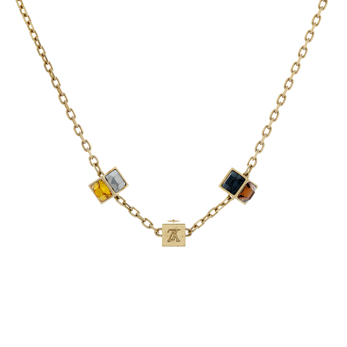 Louis Vuitton Swarovski Gamble Short Necklace Designer Jewellery Louis Vuitton