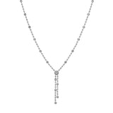 Tiffany & Co. Platinum Diamond Circlet Double Drop Necklace Designer Jewellery Tiffany and Co