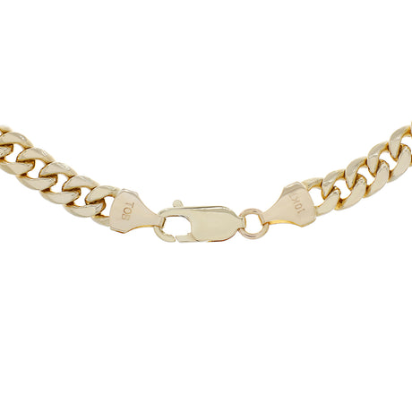 10K Yellow Gold Curb Link Chain Fine Jewellery Modaselle